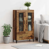 Highboard Old Wood 70 x 31 x 115 cm Engineered Wood and Iron 880860