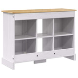 Aquarium Stand CORONA White and Brown 101.5 x 37 x 73 cm 300 kg 42034036