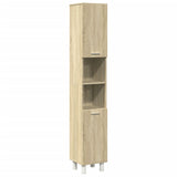 3 Piece Bathroom Furniture set Sonoma Oak Engineered Wood 3324976