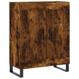 Highboard Smoked Oak 69,5x34x180 cm Engineered Wood 3195816