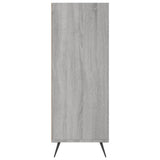 Bookcase Grey Sonoma 69.5x32.5x90 cm Engineered Wood 828338
