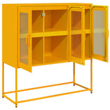 Sideboard Mustard Yellow 100.5x39x107 cm Cold-rolled Steel 853407