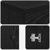 Bathroom Furniture Set Black Oak Engineered Wood 3404215