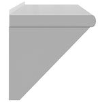 ZNTS Wall Shelf 100x30x31 cm Silver Stainless Steel 30273