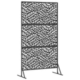 Privacy Screen 100 x 50 x 180 cm Steel Black 868556