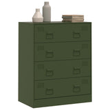 Sideboard Olive Green 67x39x83 cm Steel 841683