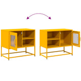 TV Cabinet Mustard Yellow 68x39x60.5 cm Steel 853389