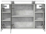 Bathroom Mirror Cabinet Concrete Grey 60 x 14.5 x 50 cm 889082