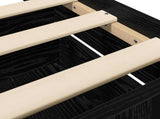 Bed Frame with Storage Black Oak 80 x 200 cm Engineered Wood 3429515