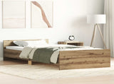 Bed Frame with Headboard Artisan Oak 80 x 200 cm 8009034