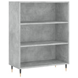 Highboard Concrete Grey 69.5x34x180 cm Engineered Wood 3200053