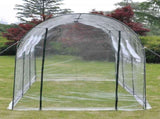 Greenhouse Transparent PVC, Powder-Coated Steel Large Portable 40785