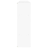 5 Piece TV Units with Storage "ODDA" White Solid Wood Pine 3365369