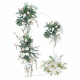 Wedding Arch White 100 x 39 x 200 cm Steel 42023035