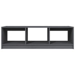 Coffee Table Grey 110x50x34 cm Solid Pinewood 809914