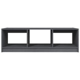 Coffee Table Grey 110x50x34 cm Solid Pinewood 809914