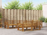 Outdoor Sofa Set 7 pcs Natural Solid Acacia Wood 3366532