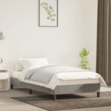 Bed Frame without Mattress Light Grey 90x190 cm Single Single Velvet 349845
