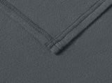 Throw Blankets 6 pcs Dark Grey 210 x 140 cm Fleece 42017143