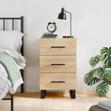 Bedside Cabinet Sonoma Oak 40x40x66 cm Engineered Wood 827687