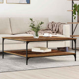 Coffee Table Old wood 100 x 100 x 40 cm Engineered Wood 883500