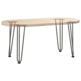 Hairpin Legs for Coffee Table 4 pcs Natural Steel 42 cm Solid Steel 4012443