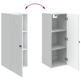 Wall-Mounted Cabinet White 33 x 34.5 x 90 cm Engineered Wood 898075