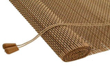 Roller Blind Brown 120 x 220 cm Bamboo 42039799
