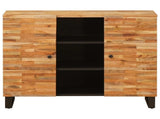 Side Cabinet with Drawer Brown 90 x 33 x 75 cm Solid Mango Wood 4018324