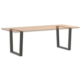 Dining Table Legs V-Shape 2 pcs Anthracite 80x cm Steel 4012650