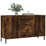 Sideboard Smoked Oak 100x36x60 cm Engineered Wood 828185