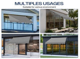 78.7"D x 47.2"W x"H Retractable Awning Grey 69364958