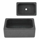 142780 Sink 45x30x15 cm Riverstone Black