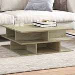 ZNTS Coffee Table Sonoma Oak 70x70x29 cm Engineered Wood 840746