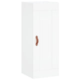 Highboard White 34.5x34x180 cm Engineered Wood 3200361