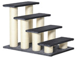 4-Step Cat Tree with Sisal Scratching Post Designed for Accessing High Beds 83834493
