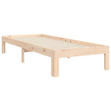 Bed Frame without Mattress 90x200 cm Solid Wood Pine 3193581