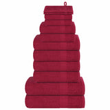 12 Piece Towel Set "FROGN" Bordeaux 360 gsm 137098