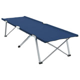 Folding Camping Bed Folding Blue 62 x 194 x 42 cm Oxford fabric 42003116