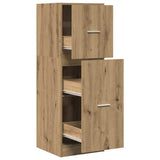 Apothecary Cabinet Artisian Oak 40x41x118 cm Engineered Wood 855204