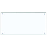 Kitchen Backsplashes 2 pcs Transparent 80x40 cm Tempered Glass 3315792