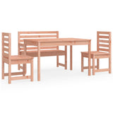 4 Piece Garden Dining Set Solid Wood Douglas 3154694