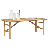 Coffee Table Brown 110 x 50 x 43 cm Bamboo 4106594