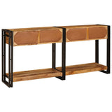 Console Tables 2 pcs Brown 160 x 33 x 75 cm Solid Mango wood 3324223