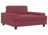 Armchair Wine Red Fabric 42043457