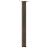 Bar Table Legs 4 pcs Natural Steel 100-102 cm Steel 4012479