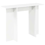 Console Table White 100 x 30 x 75 cm Engineered Wood 8001167