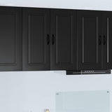 Dishwasher Panel Kalmar Black 80 x 31 x 80 cm Engineered Wood 884705