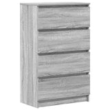 Sideboard Grey Sonoma 60x35x98.5 cm Engineered Wood 815076