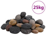 Polished Pebbles 25 kg Mixed Colour 5-8 cm 155334